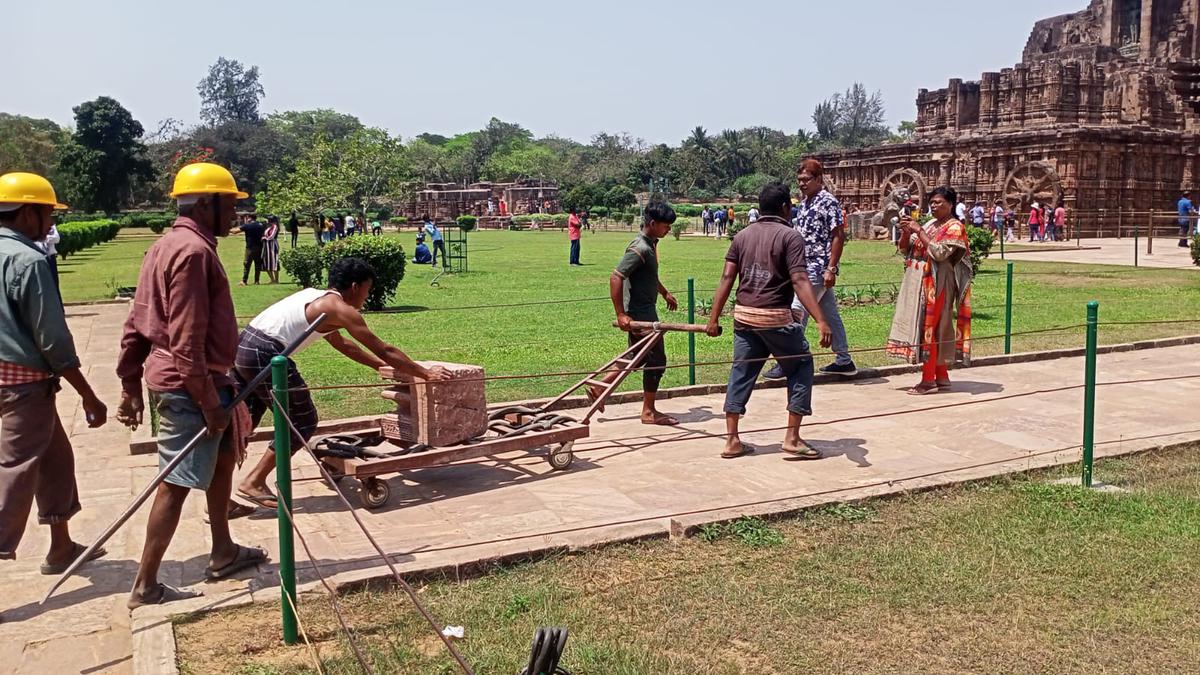 Restoring the Sun temple’s exquisite carvings