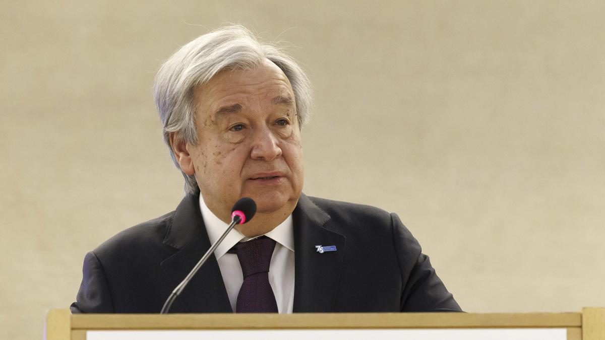 U.N. chief points to 'massive' rights violations in Ukraine