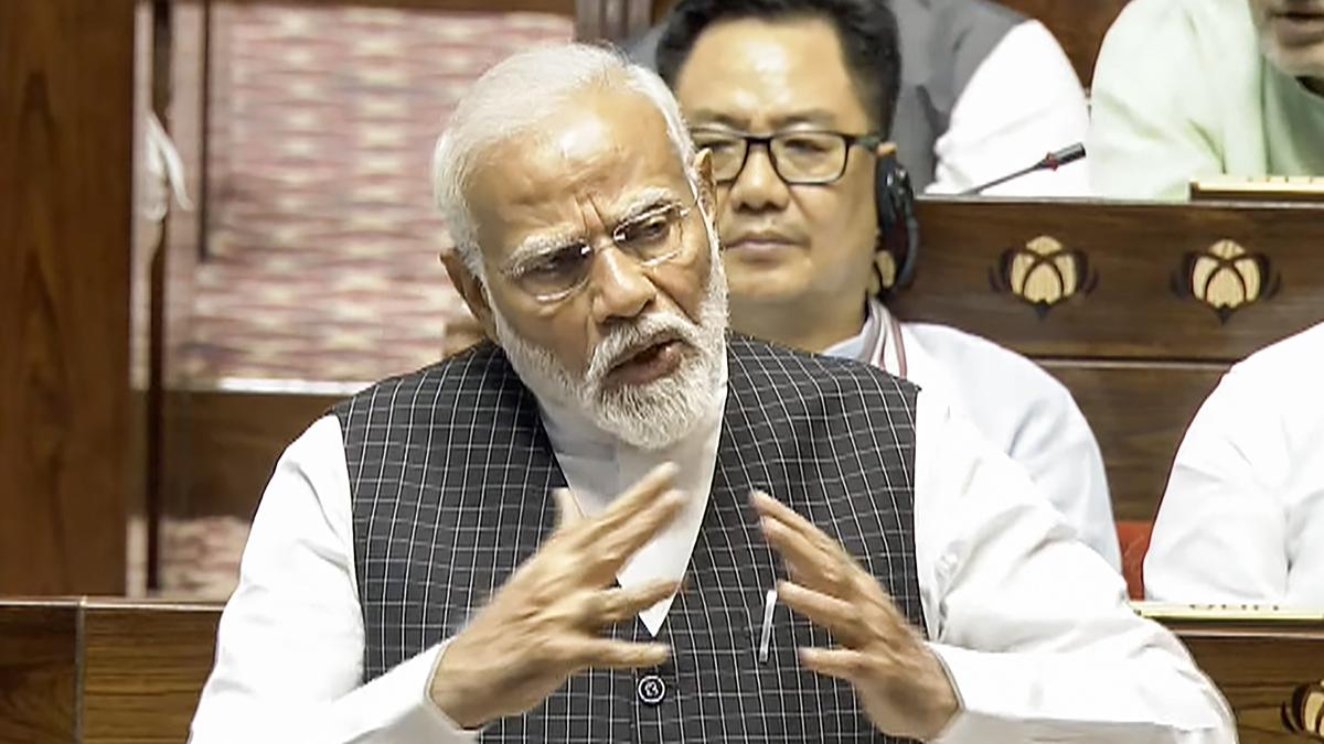 PM Modi says people rejected propaganda, voted for performance in Rajya Sabha speech