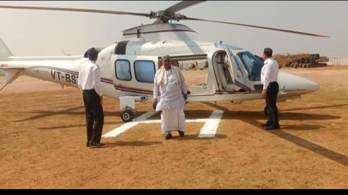 CM’s chopper lands on different helipad; miscommunication the reason, say police sources