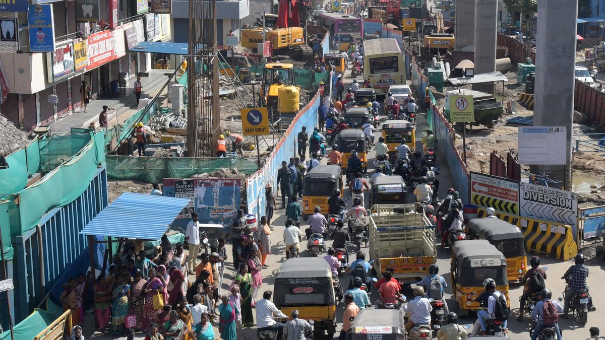 Travel between Porur and Arcot Road is frustrating for commuters