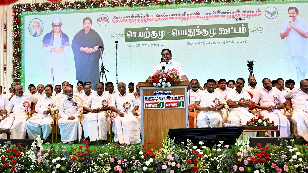 Stalin rattled by AIADMK-BJP alliance, says Palaniswami