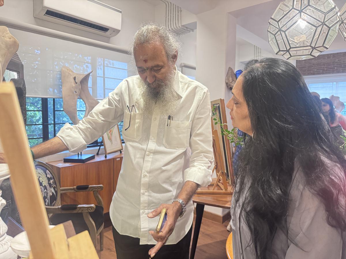 Artist Thota Tharani at the showcase