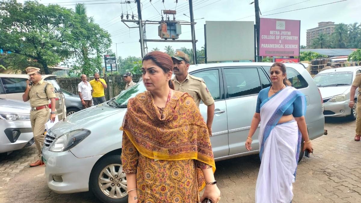 NCW member Khushboo Sundar visits Udupi college to inquire about alleged video recording in washroom