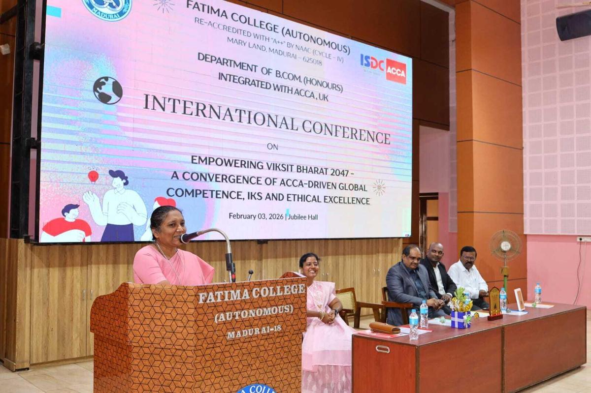 Fatima College, Madurai, along with ACCA, UK, organises First International Conference. Fatima College, Madurai, along with ACCA, UK, organises First International Conference.