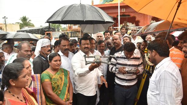 Drone survey for lift irrigation project initiated