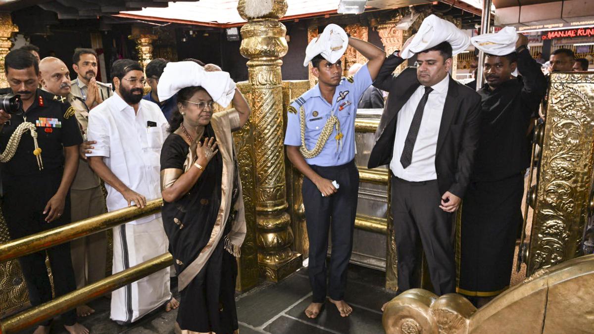 Kerala DySP’s WhatsApp post on President’s Sabarimala visit sparks controversy