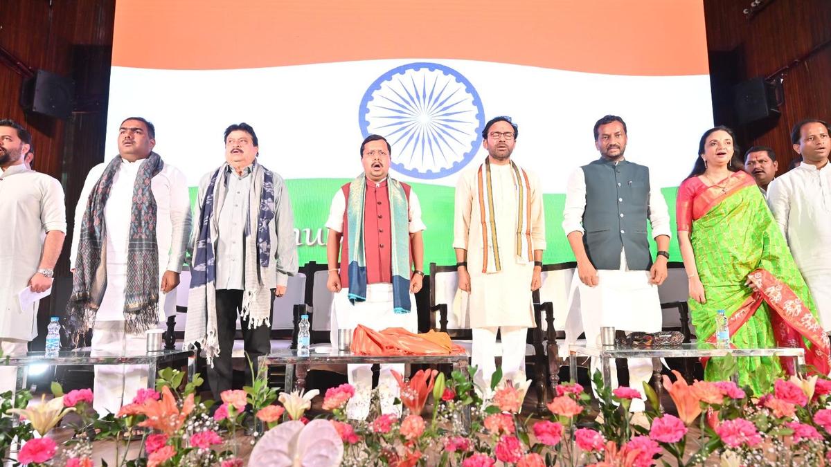 Congress Party ‘looting’ Telangana, alleges Kishan Reddy