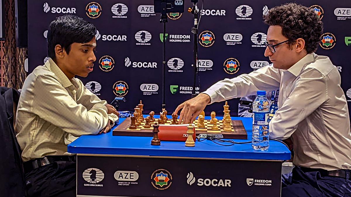Praggnanandhaa heads to World Cup Chess finals, beating Fabiano Caruana
