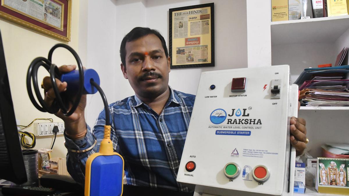 Man from Visakhapatnam develops a device ‘Automatic water level control unit’ to save water and power