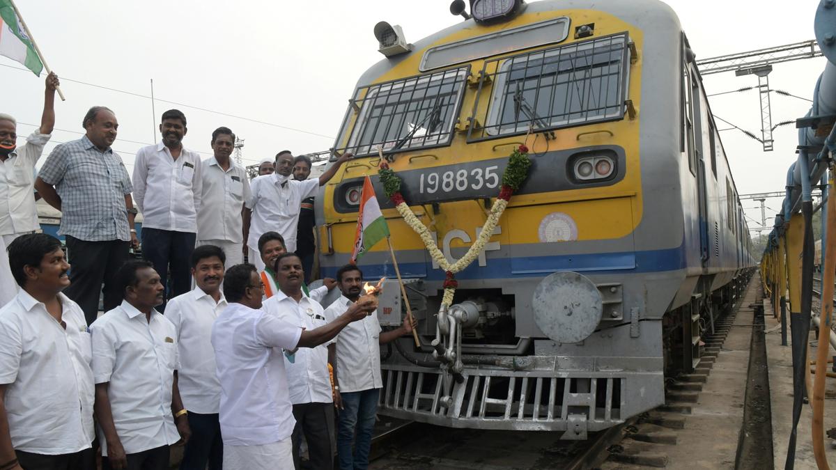 Passenger train service between Erode and Coimbatore after