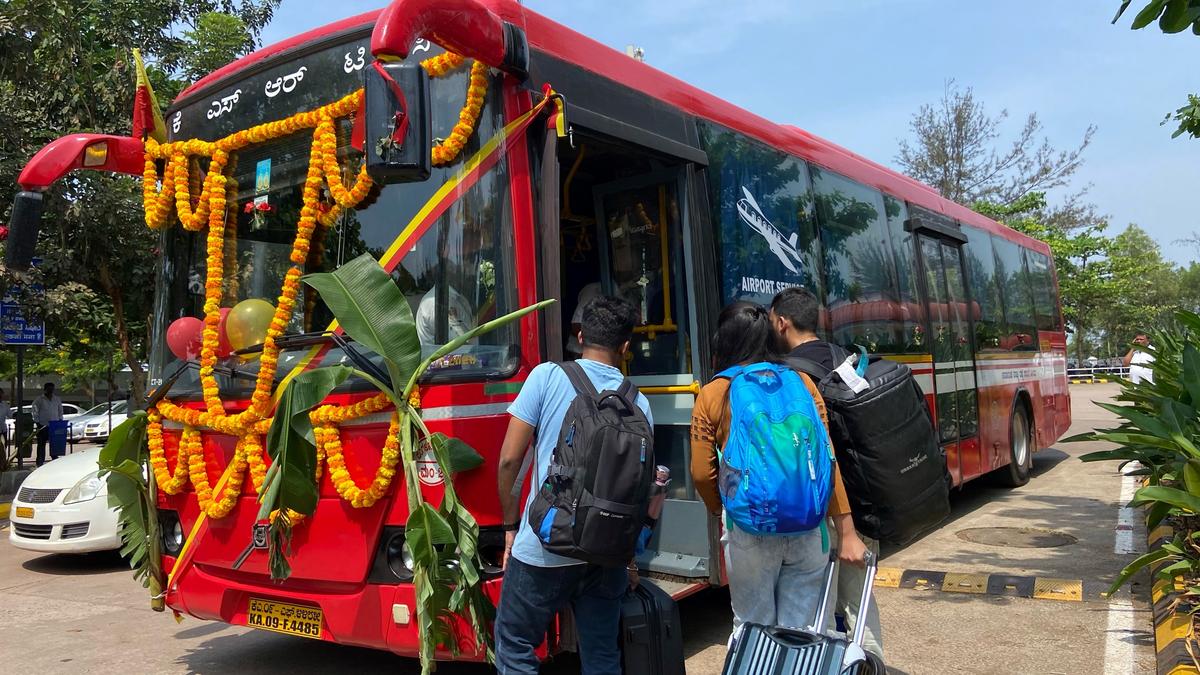 KSRTC introduces AC bus service to Mangaluru International Airport The Hindu