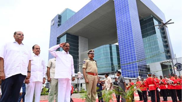 Aspire to become a cultured force, CM tells Telangana police  