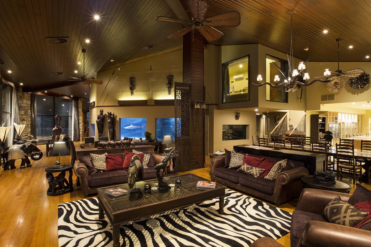 The lodge is heavily inspired by the Tindale family’s travels to Africa