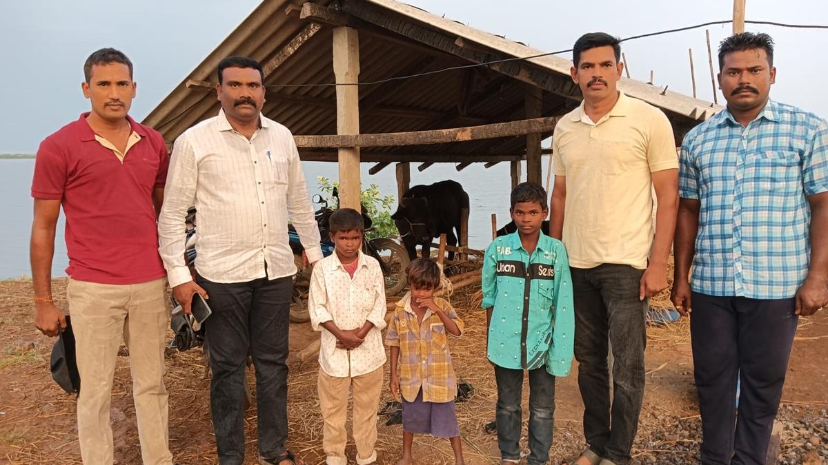 Three runaway Yanadi tribe children traced, restored to family