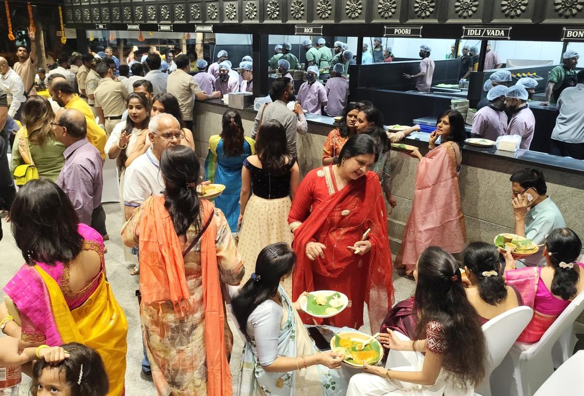 Customers throng the reopened The Rameshwaram Cafe in Brookfield, Bengaluru on March 8, 2024. 