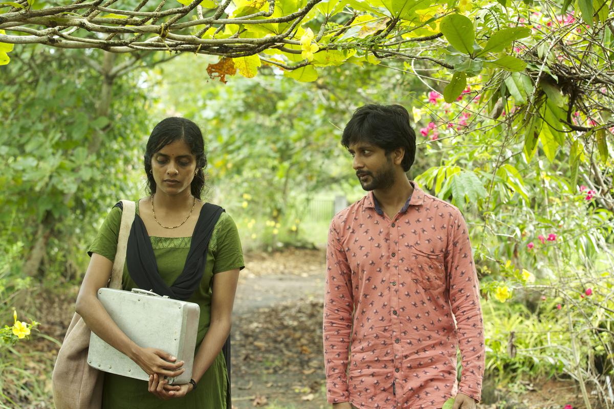 Kani Kusruti and Tanmay Dhanania in the film