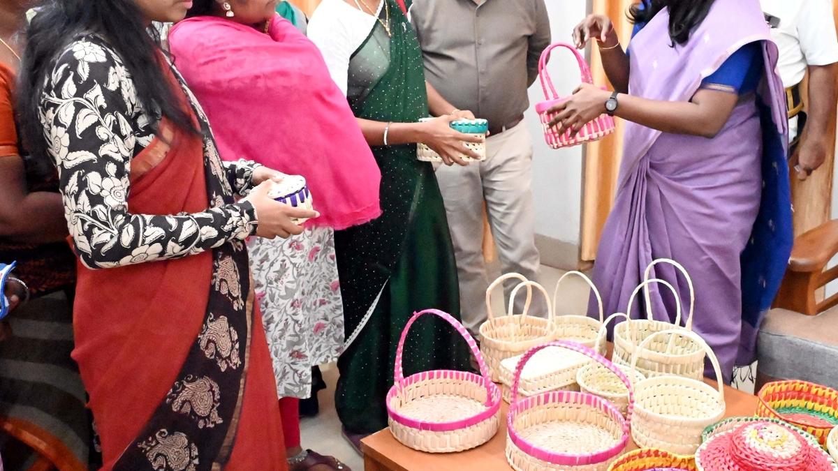 Palm leaf handicrafts skill training for women to begin at Chintalapudi on August 18