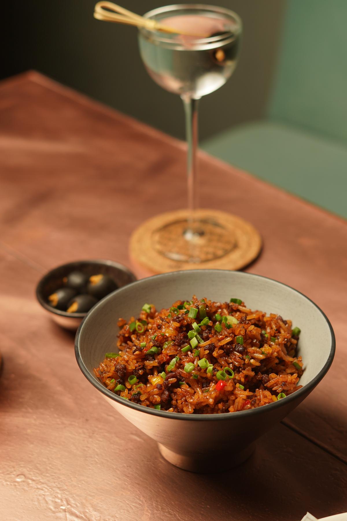 general Truffle beef fried rice