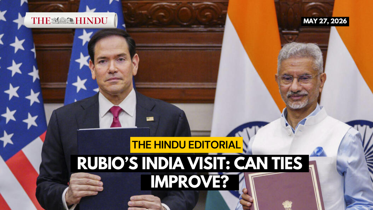 India-US ties under strain: What Rubio’s visit means