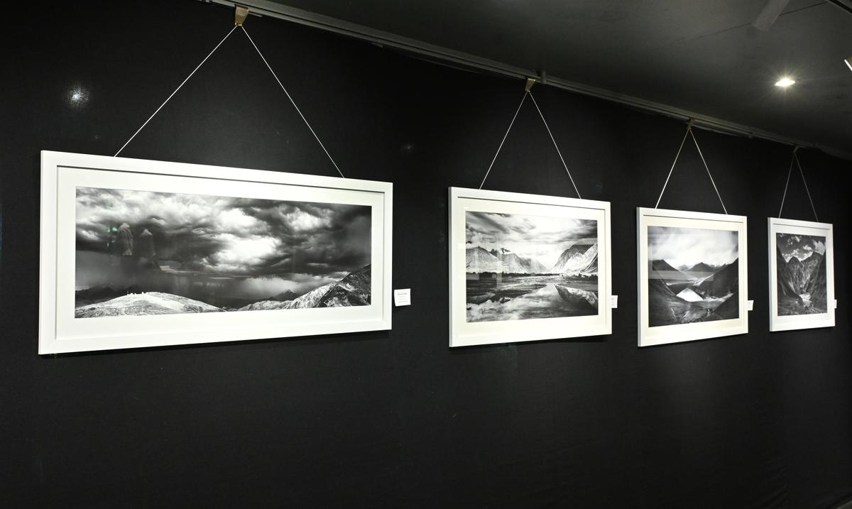 At the photography exhibition at Folly, Amethyst in Chennai on November 21, 2025