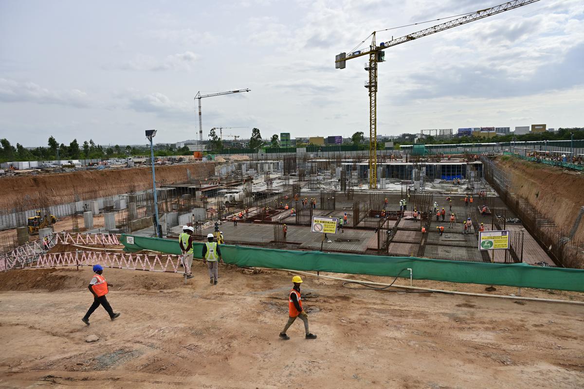 Work on business park cluster in progress at the airport city.