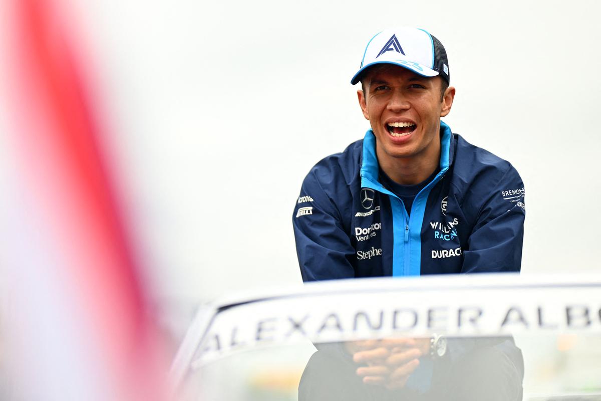 Alexander Albon of Thailand and Williams looks on from the drivers’ parade prior to the F1 Grand Prix of Canada at Circuit Gilles Villeneuve on June 18, 2023, in Montreal, Quebec. 
