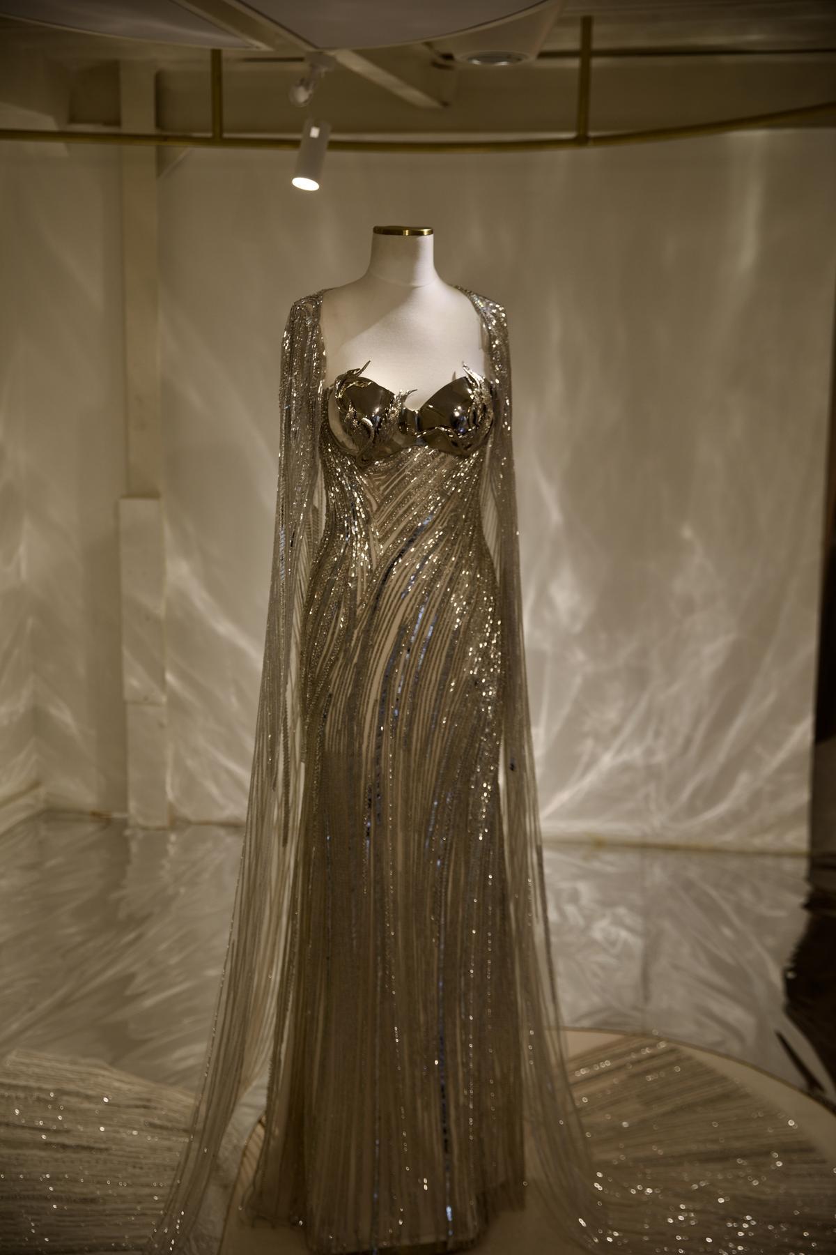 Silver Pearl Gown