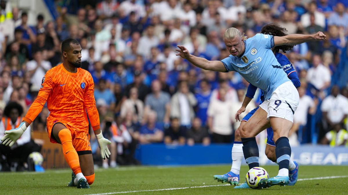 Haaland scores in 100th appearance as Man City beats Chelsea 2-0 in Premier League