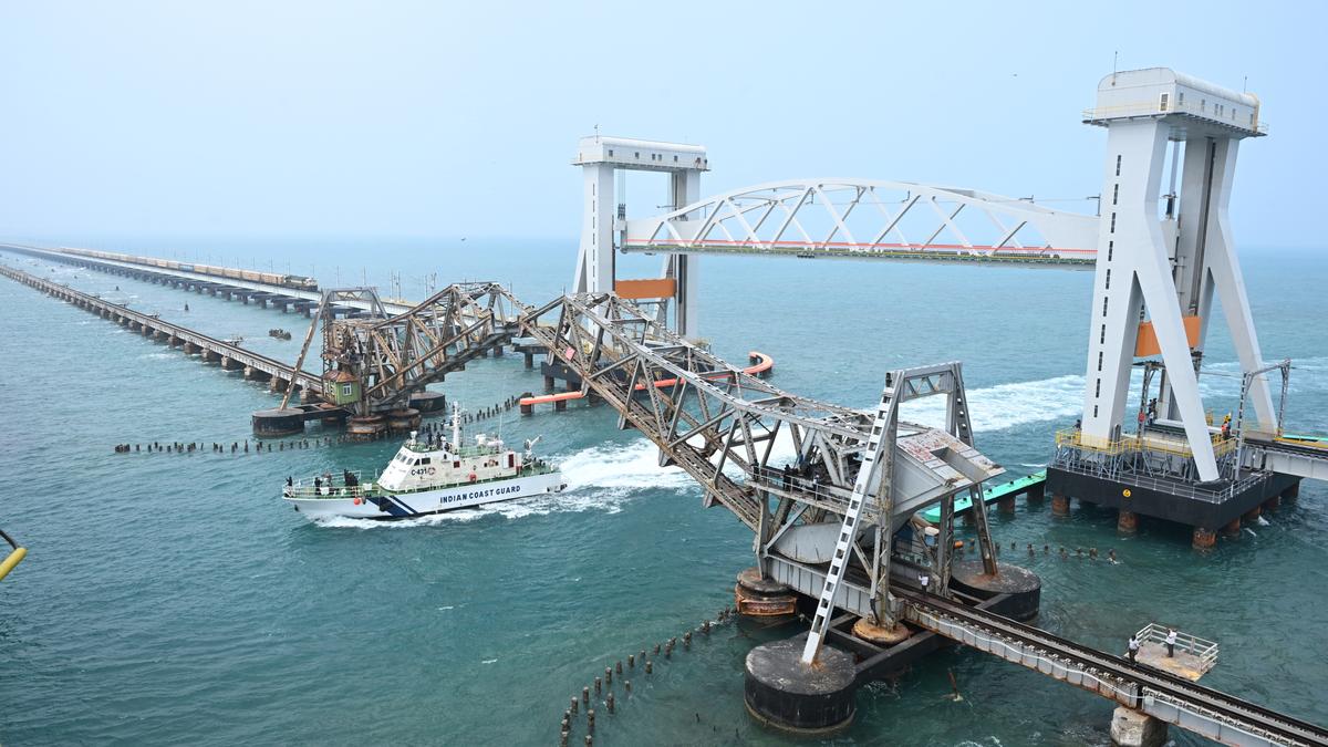 New Pamban Rail bridge is India’s first vertical lift bridge