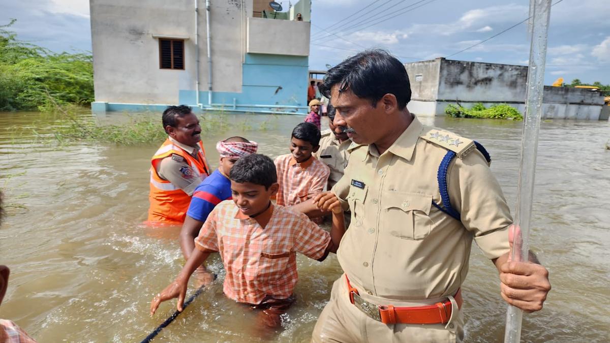 Colonies cut off as night rain brings flash flood in Anantapur The Hindu