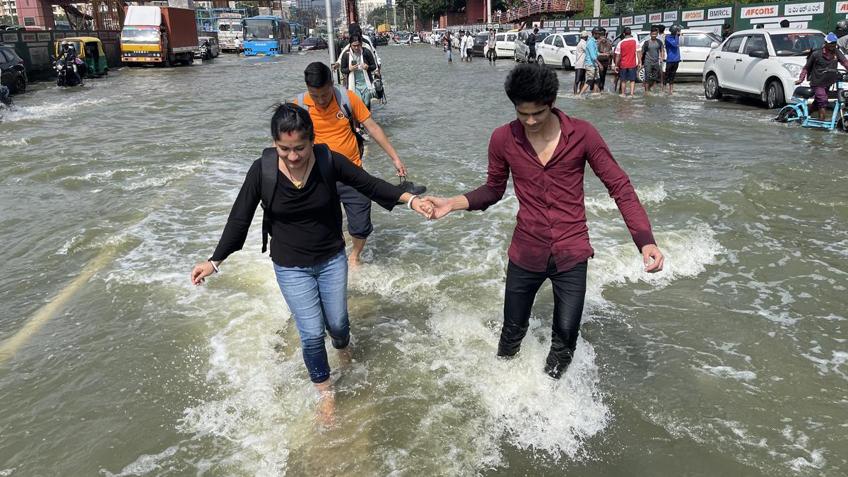 Parts of East, Southeast Bengaluru bear the brunt of overnight heavy downpour