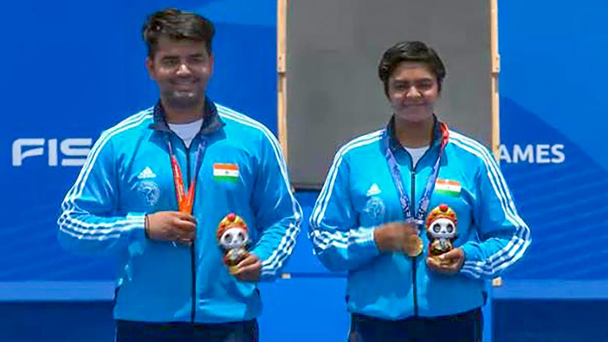 Compound mixed team of Pragati and Aman snares the gold medal