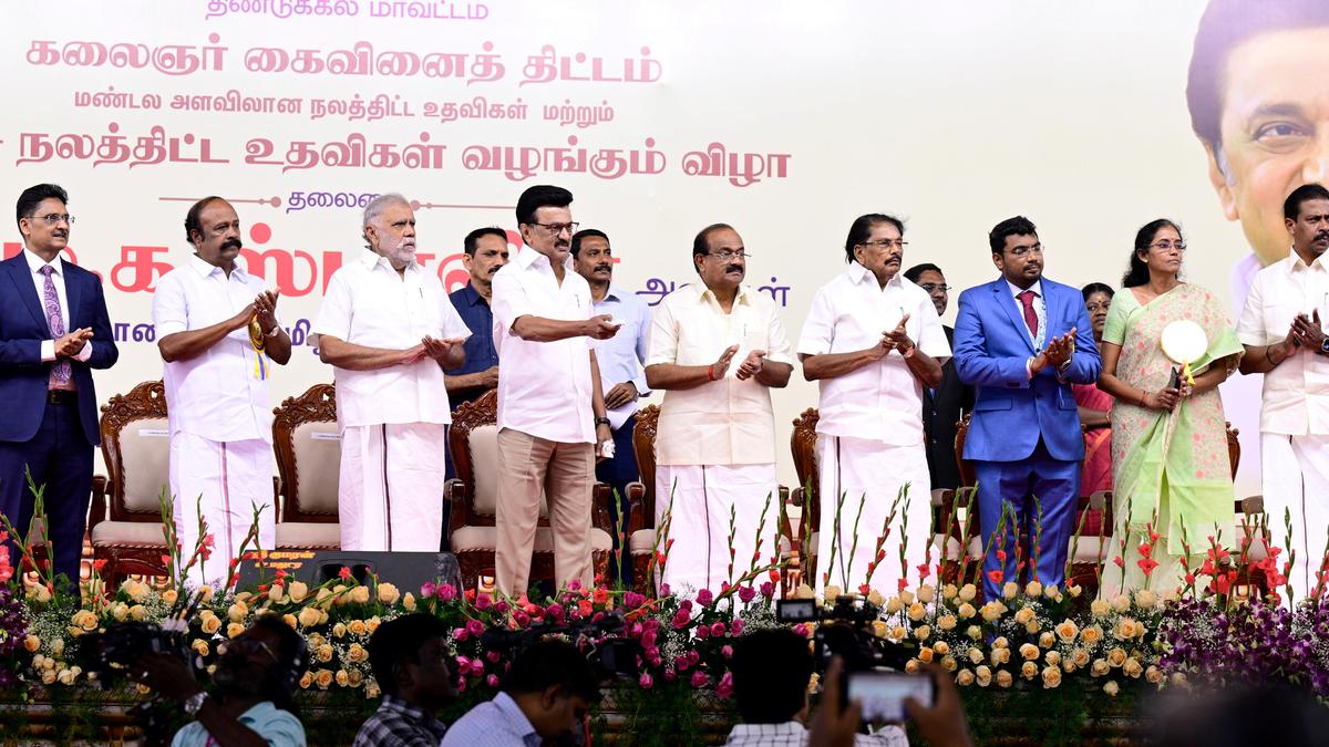 Chief Minister Stalin announces new projects for Dindigul district