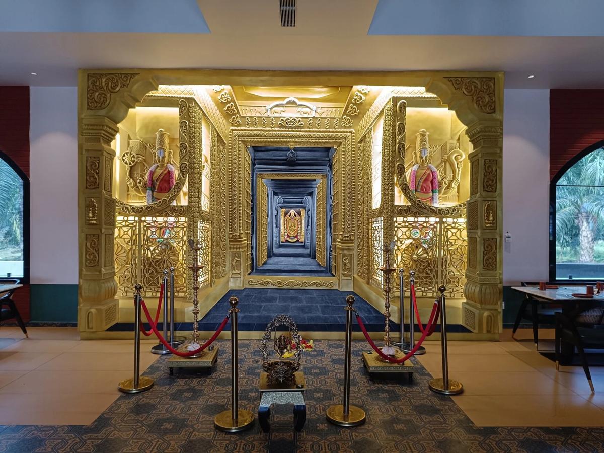 thehindu.com - G.p. Shukla - JSP leaders demand stern action against a hotelier for mimicking Tirupala temple design
