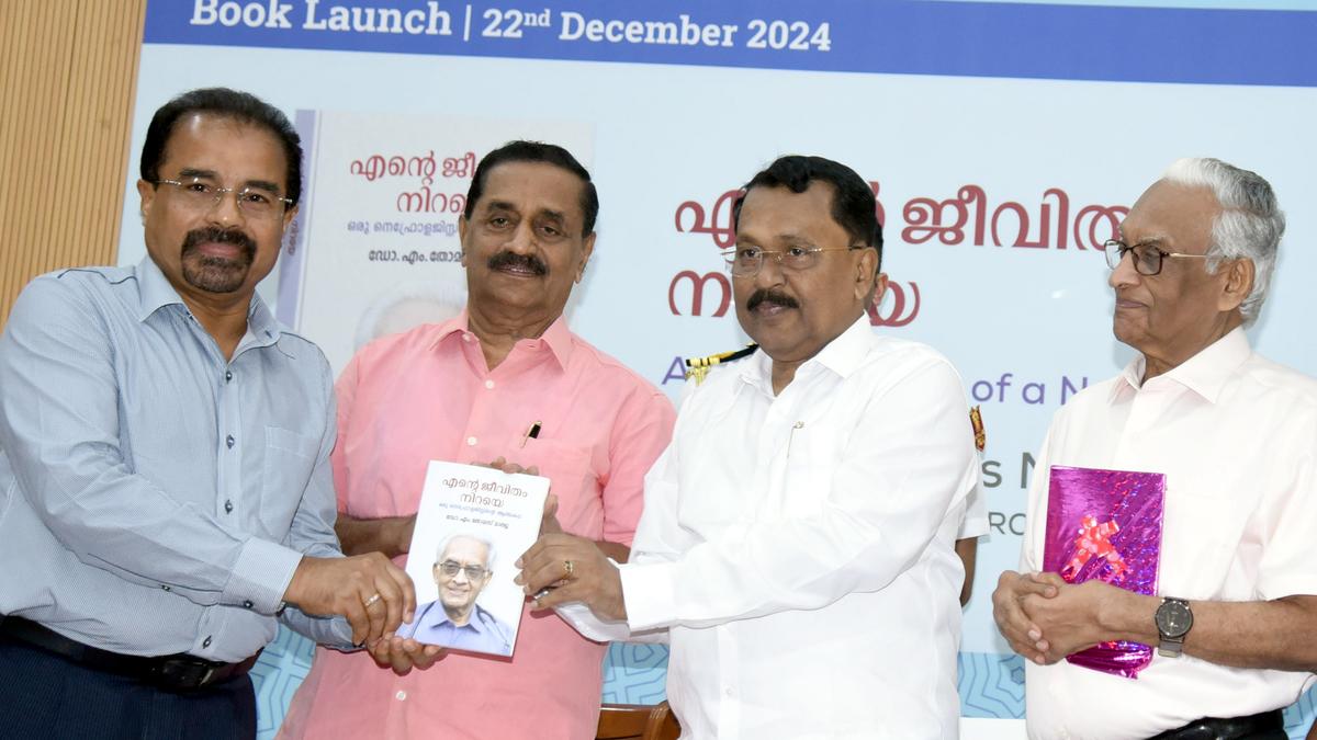 Goa Governor releases autobiography of nephrologist Dr. K. Thomas Mathew
