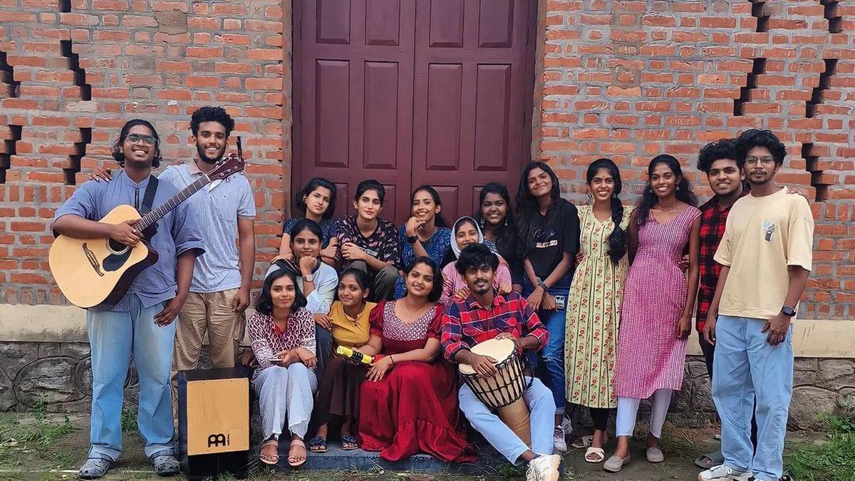 Music band Ragavalli, comprising students of Chembai Memorial Government Music College, is making waves with their covers