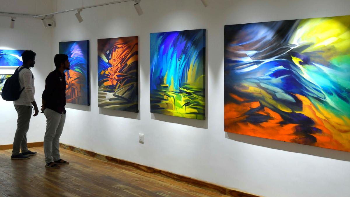 An exhilarating approach to colour on the canvas