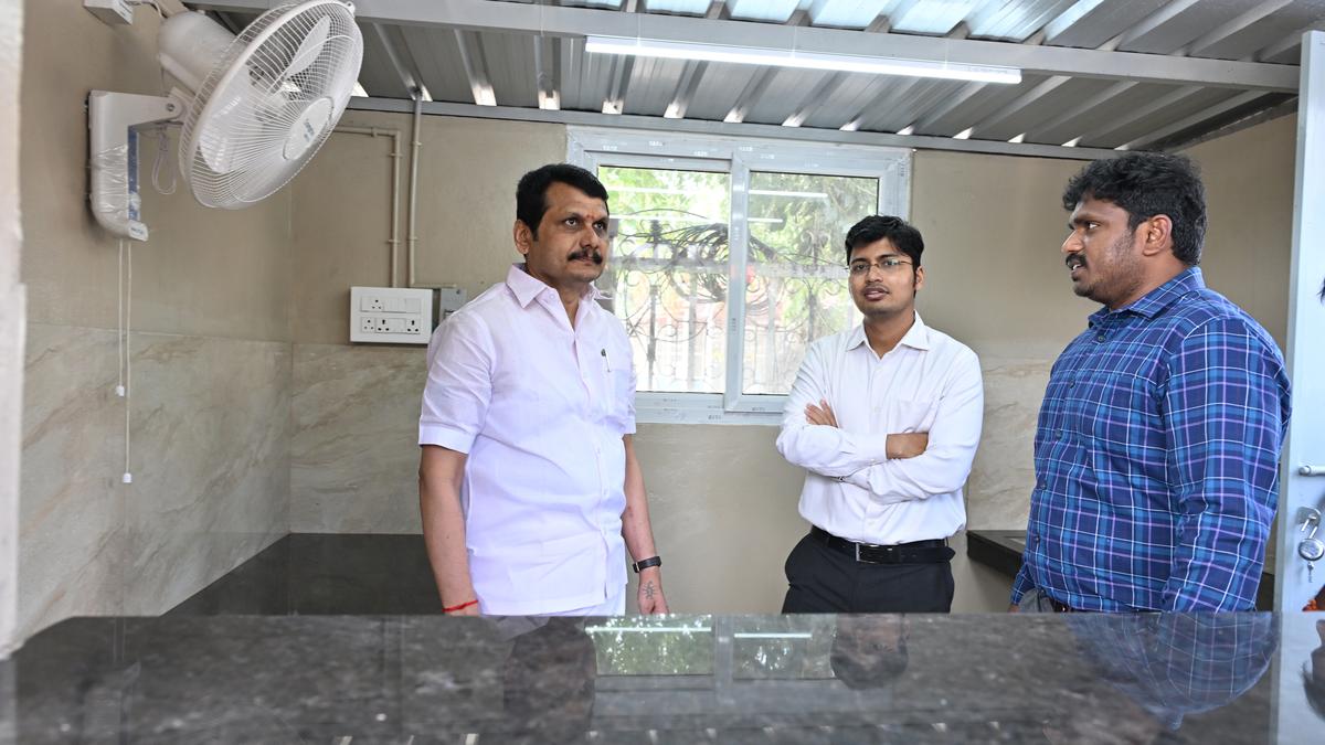 Minister Senthil Balaji inaugurates VOC Park Road food street in Coimbatore