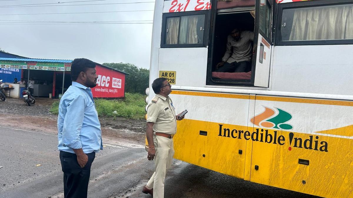 380 cases booked, 63 private buses seized in crackdown on unsafe private vehicles after Kurnool fire tragedy