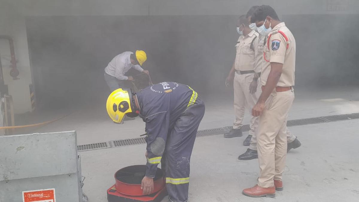 Fire breaks out in cellar of Narayana School in Madinaguda; no injuries reported
