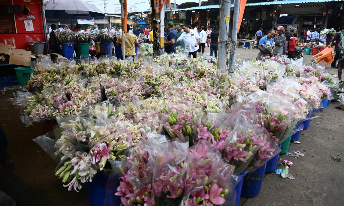 A general view of the Ghazipur Flower Market in New Delhi on Wednesday July 31, 2024. Photo R V Moorthy / The Hindu A general view of the Ghazipur Flower Market in New Delhi on Wednesday July 31, 2024. Photo R V Moorthy / The Hindu