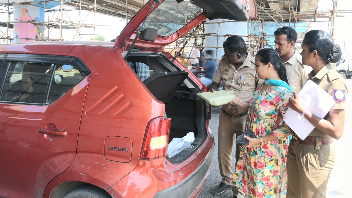 Flying squad seizes cash meant for ATM from a vehicle in Colachel