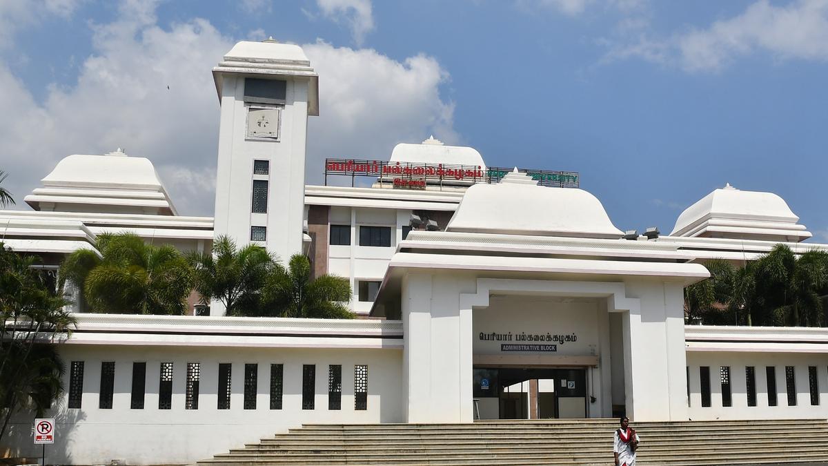 Salem Periyar University to make face-based attendance compulsory for calculating salaries