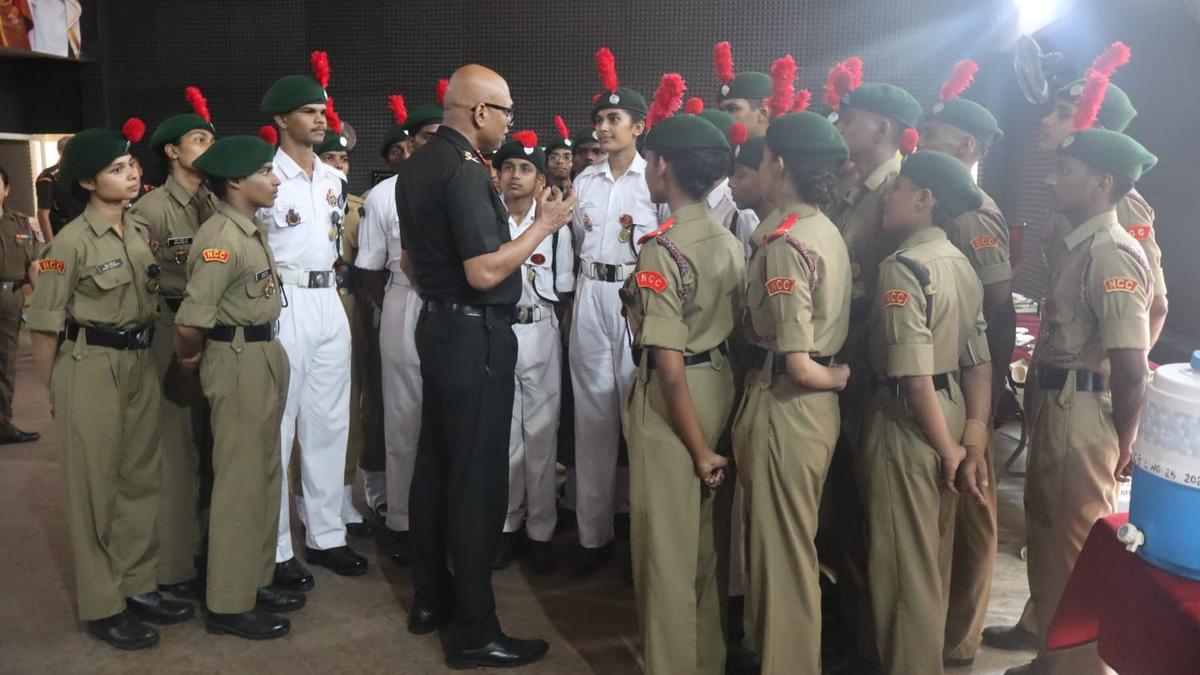 ADG visits NCC units in Kozhikode, Malappuram