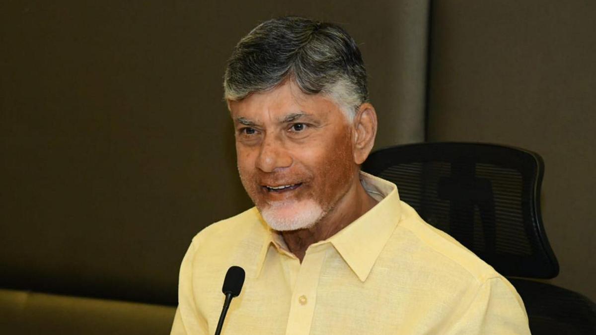 Andhra Pradesh Chief Minister Chandrababu Naidu disburses pension under NTR Bharosa scheme