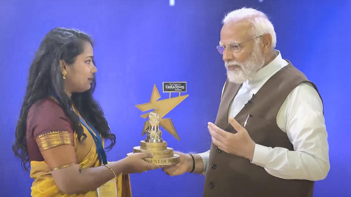 National Creators’ Awards 2024: PM Modi presents first ever National Creators Awards