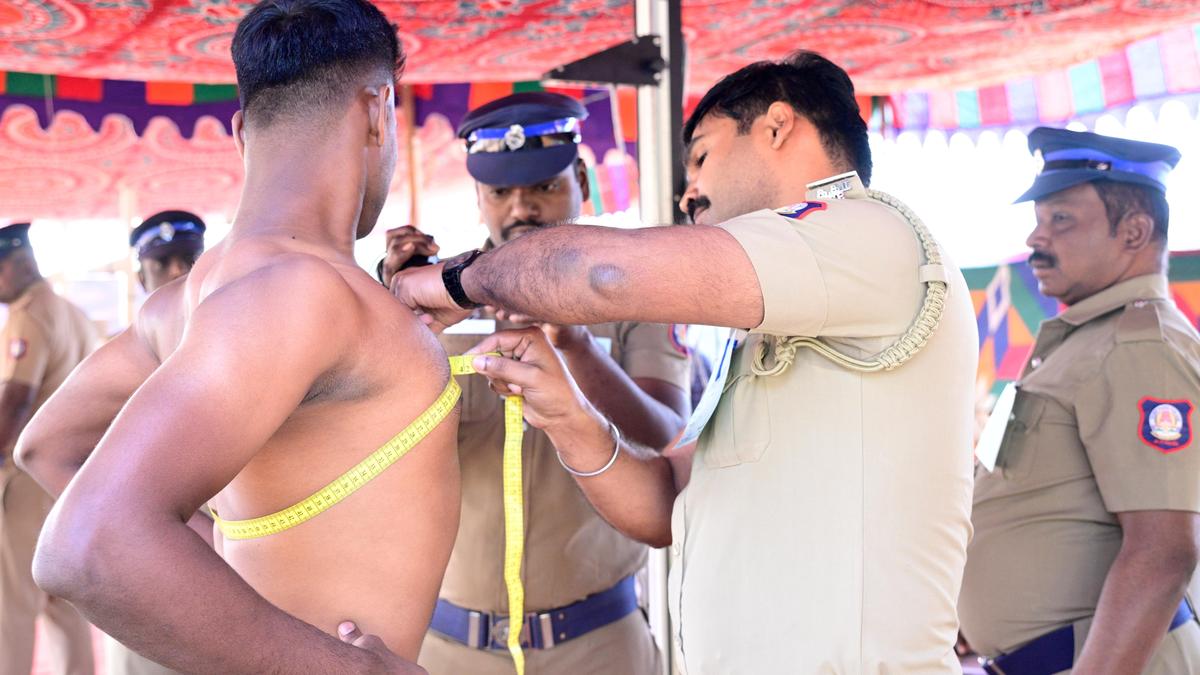 Physical fitness test held for candidates