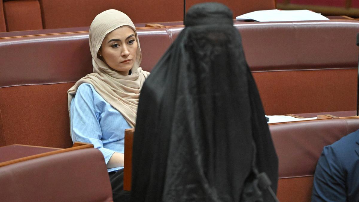 Australian Senator Pauline Hanson barred from Parliament for wearing burqa ‘in protest’