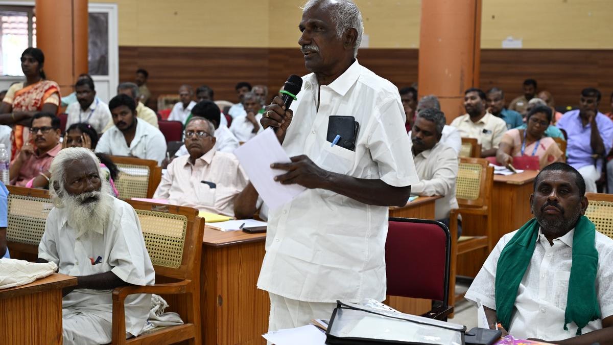 Farmers press for timely fertilizer supply, sanction of crop loans in Tiruchi